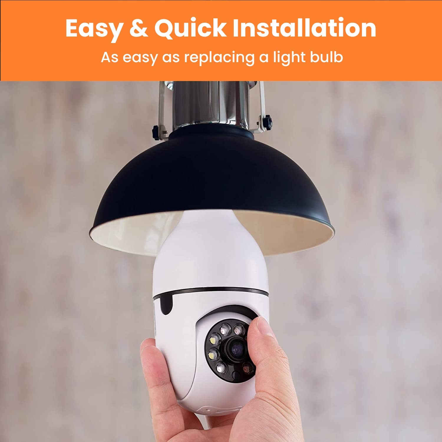 Light Bulb Spy Camera - 1080P